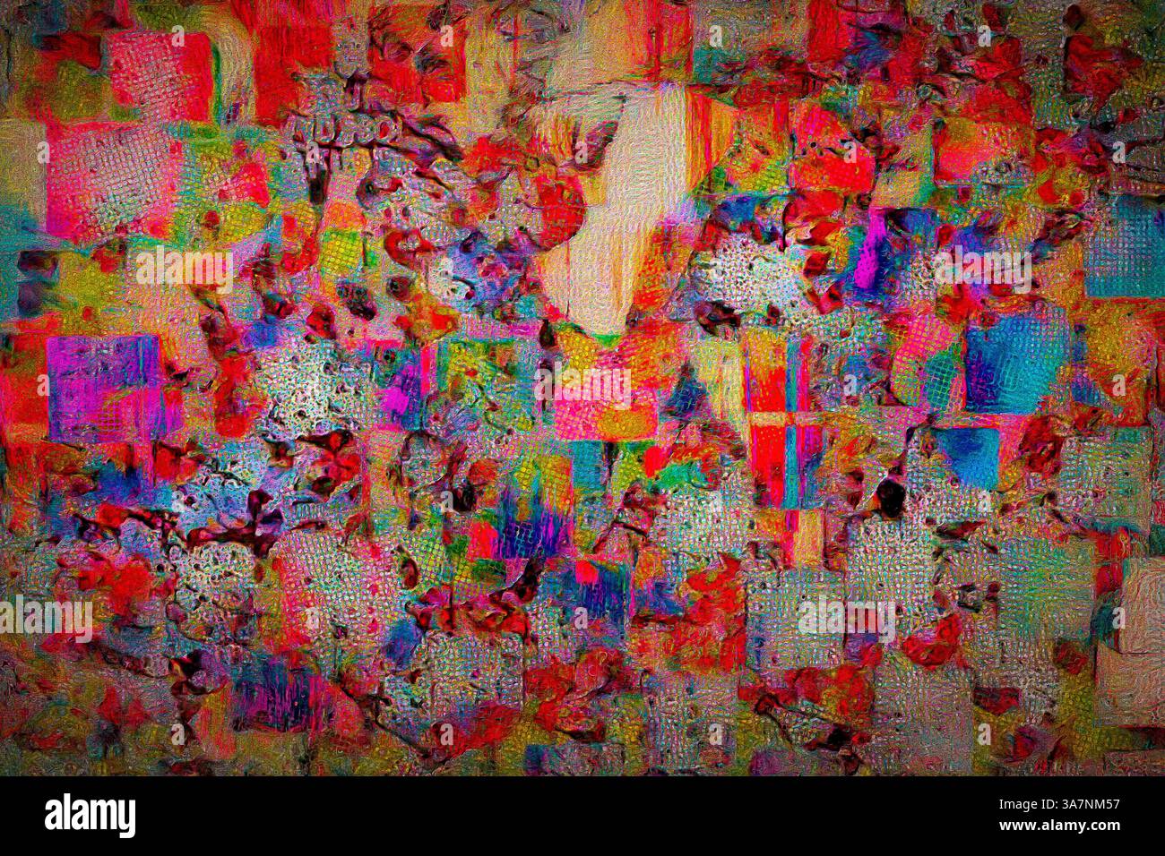 OEUVRE ABSTRAITE : 'Mayhem in the Boardroom' par Edmund Nagele FRPS Banque D'Images