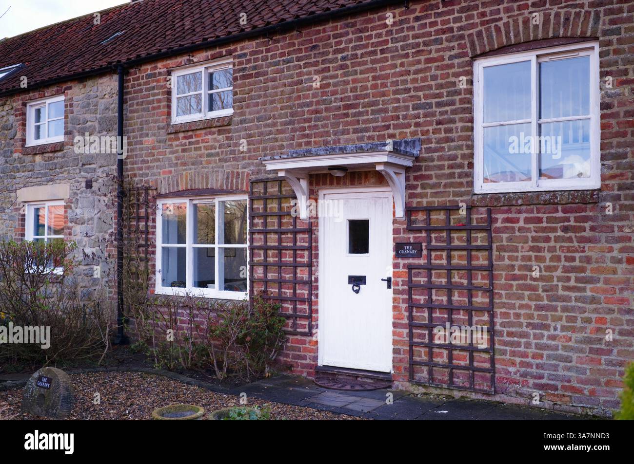 Le Granary, chalet partie d'une ancienne grange Banque D'Images