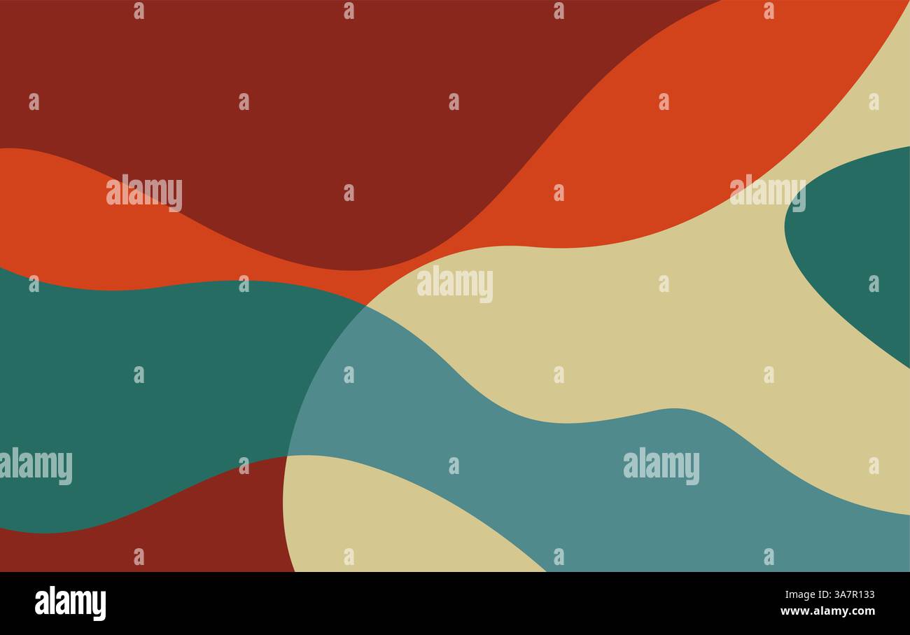 Fond d'onde fluide abstrait avec vecteur d'écoulement vintage Illustration de Vecteur