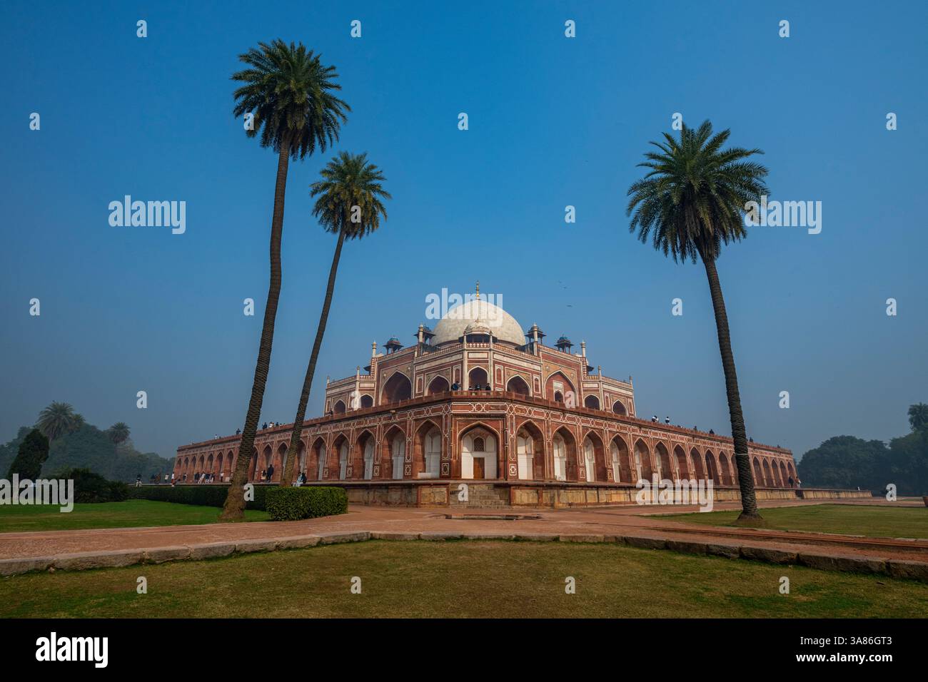 Tombe de Humayun, UNESCO, Delhi, Inde Banque D'Images