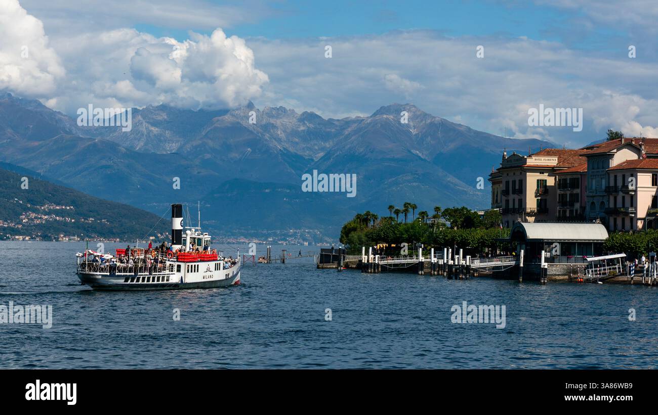 Bellagio, Lac de Côme, Lacs italiens, Lombardie, Italie Banque D'Images