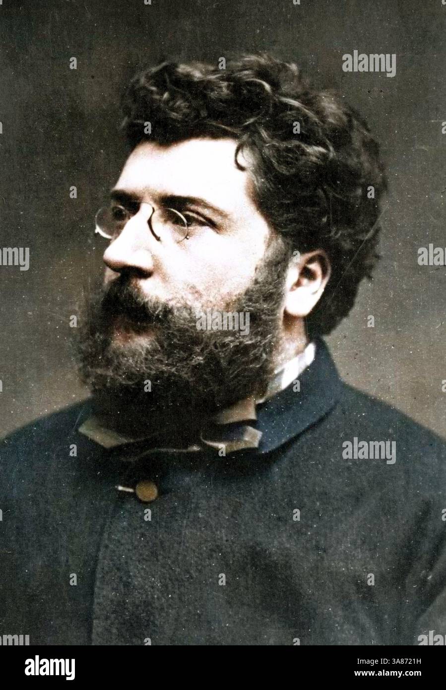 Portrait de Georges Bizet (1838-1875), compositeur. Banque D'Images