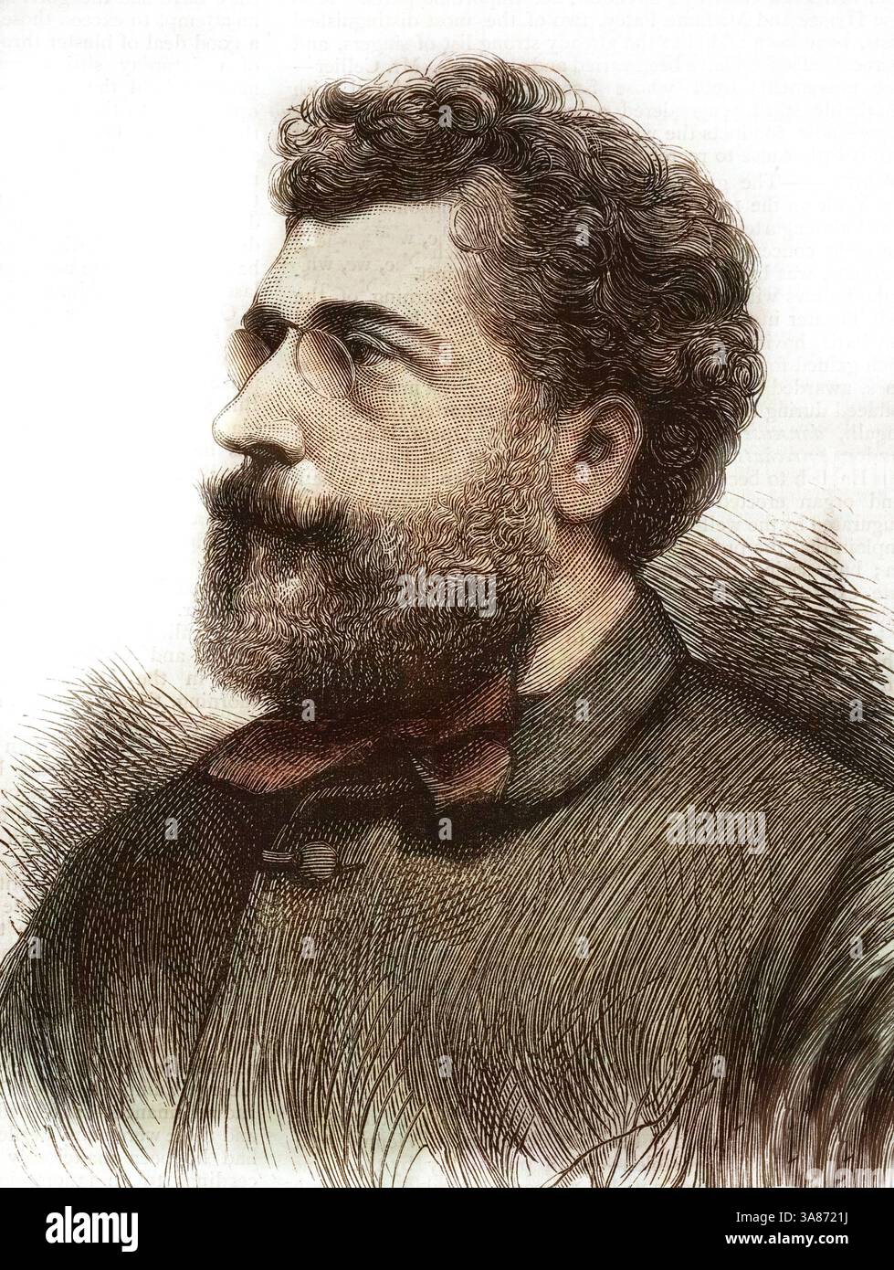 Portrait de Georges Bizet (1838-1875), compositeur français Banque D'Images