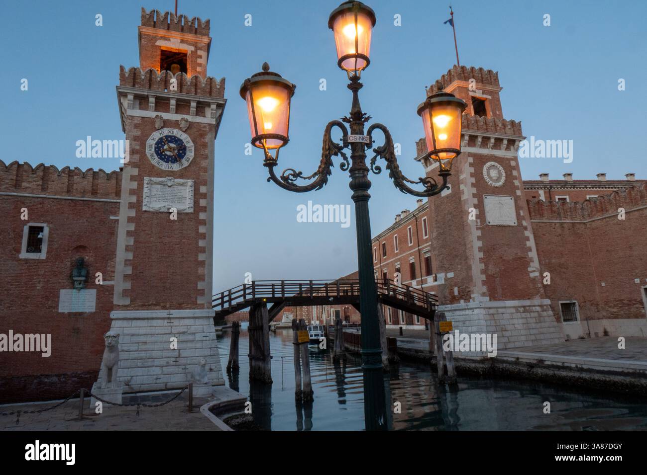 Arsenale di Venezia Historic Naval Gateway Banque D'Images