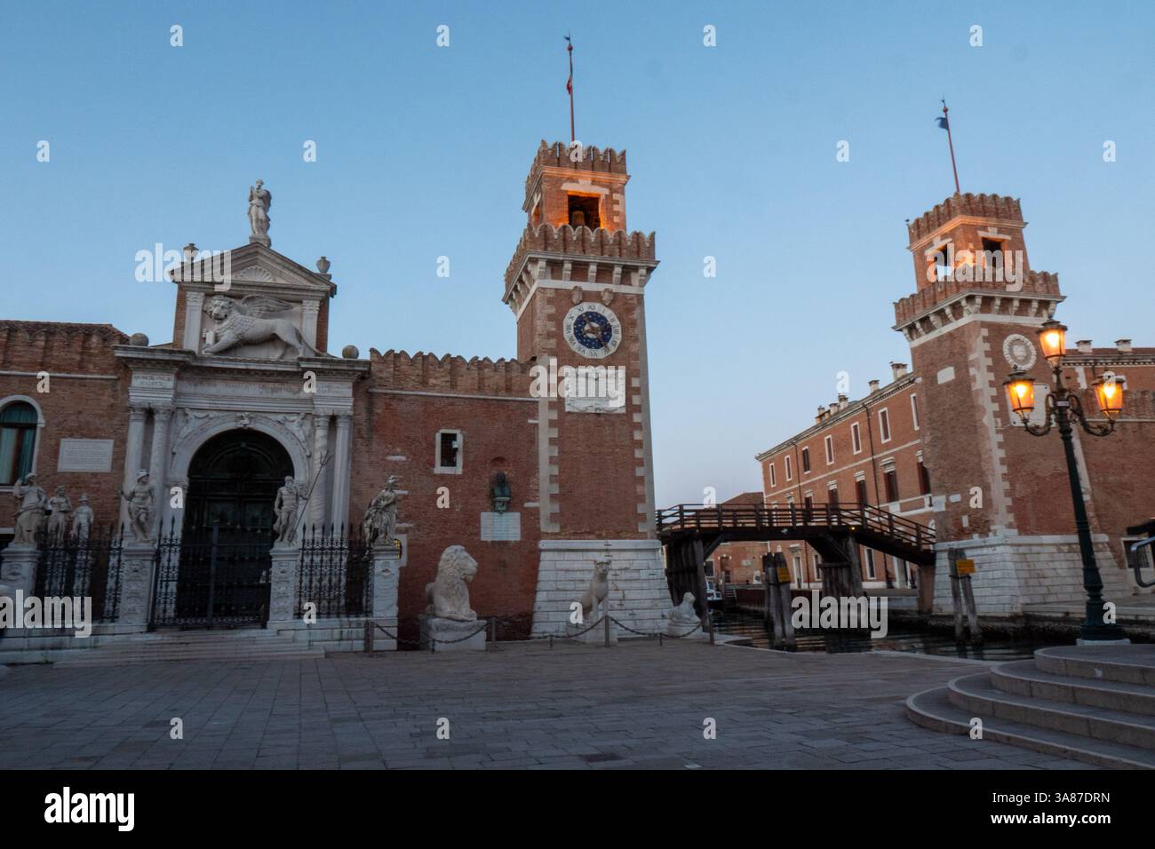 Arsenale di Venezia Historic Naval Gateway Banque D'Images