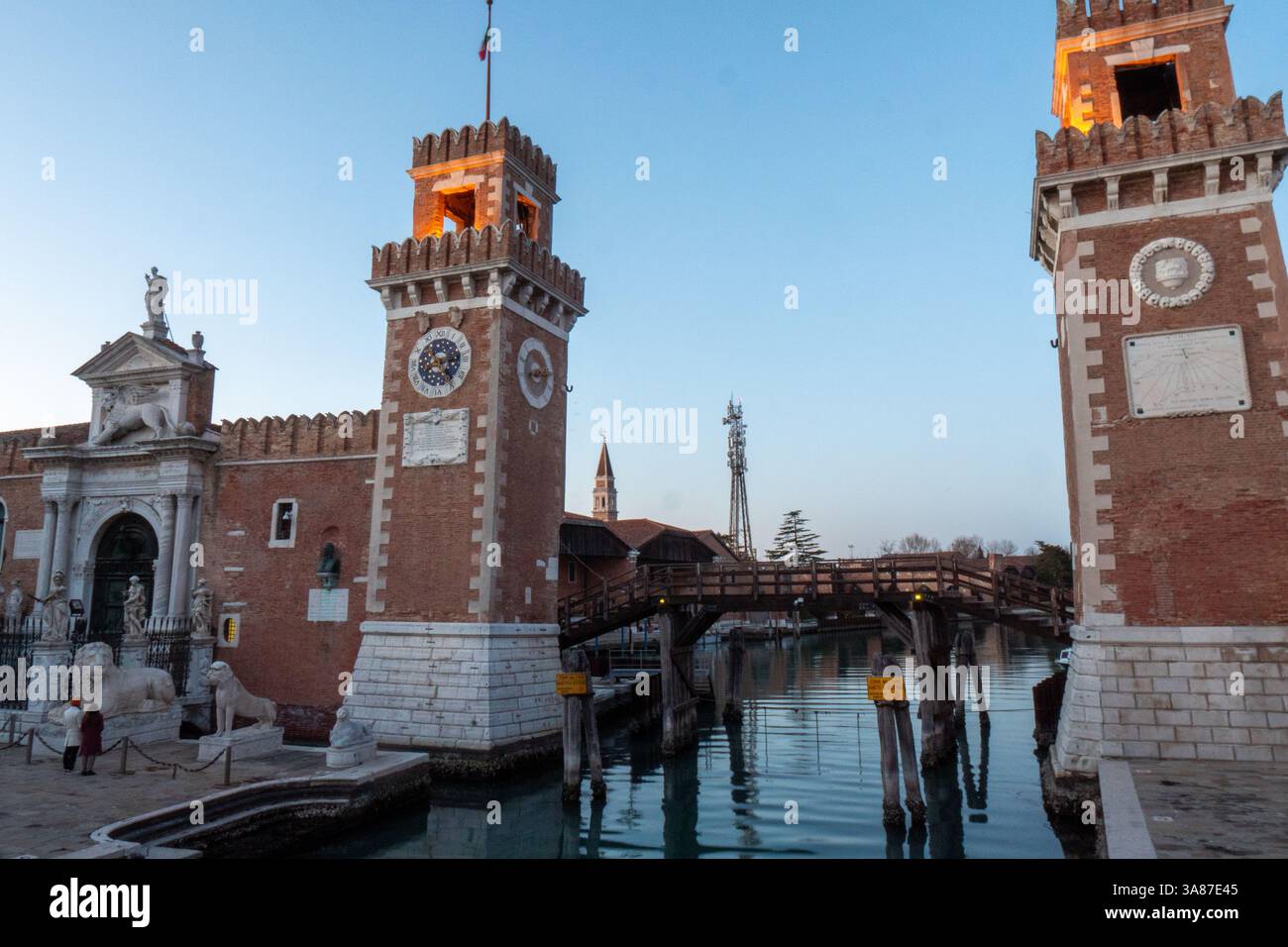 Arsenale di Venezia Historic Naval Gateway Banque D'Images