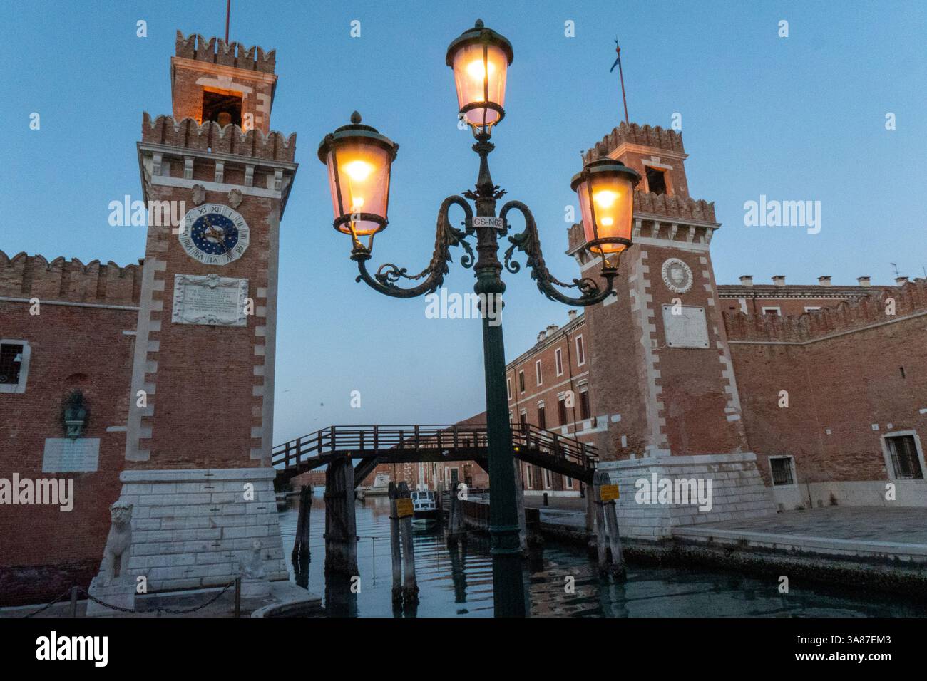 Arsenale di Venezia Historic Naval Gateway Banque D'Images