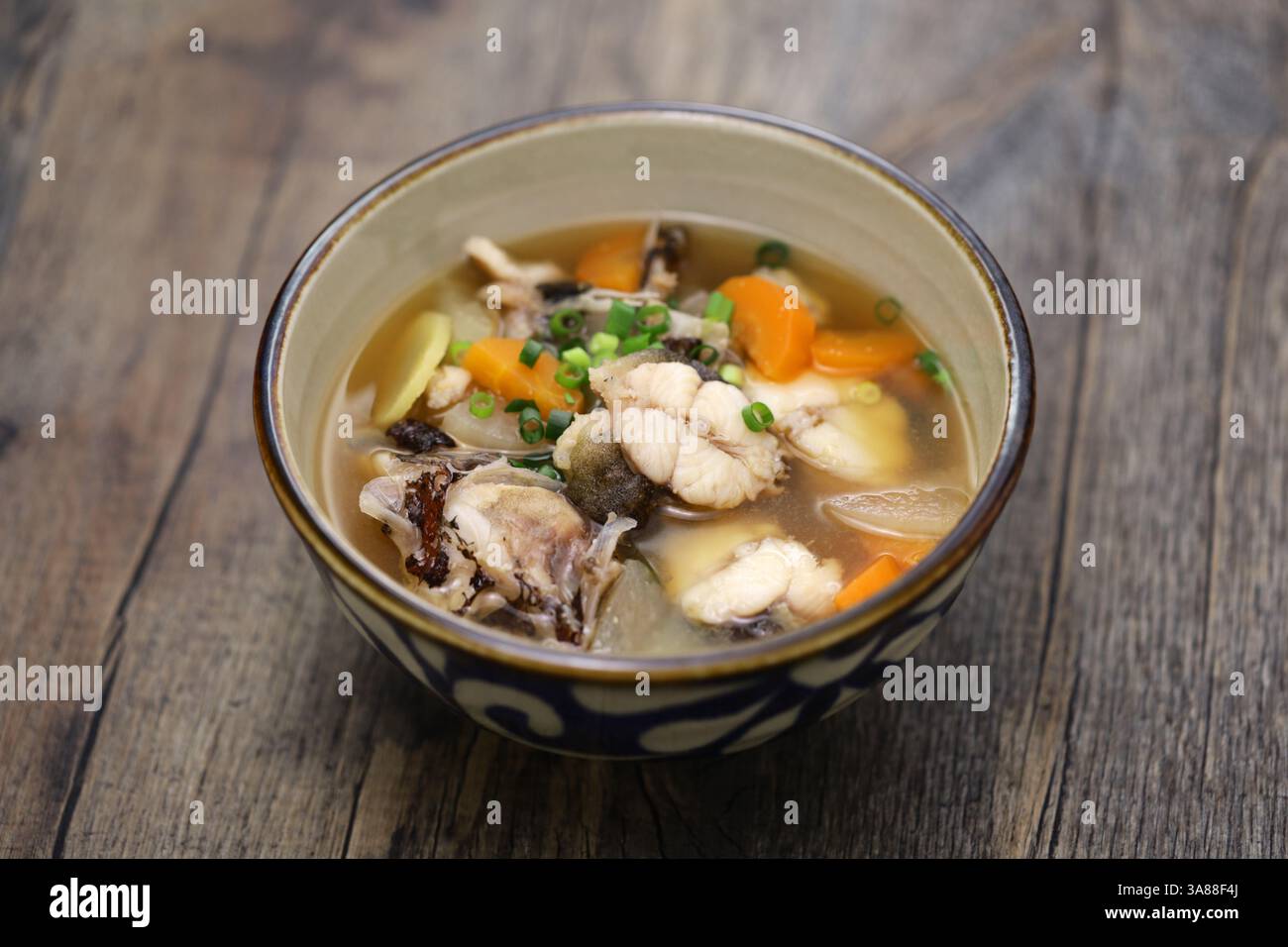 Soupe Kajika, cuisine locale japonaise Banque D'Images