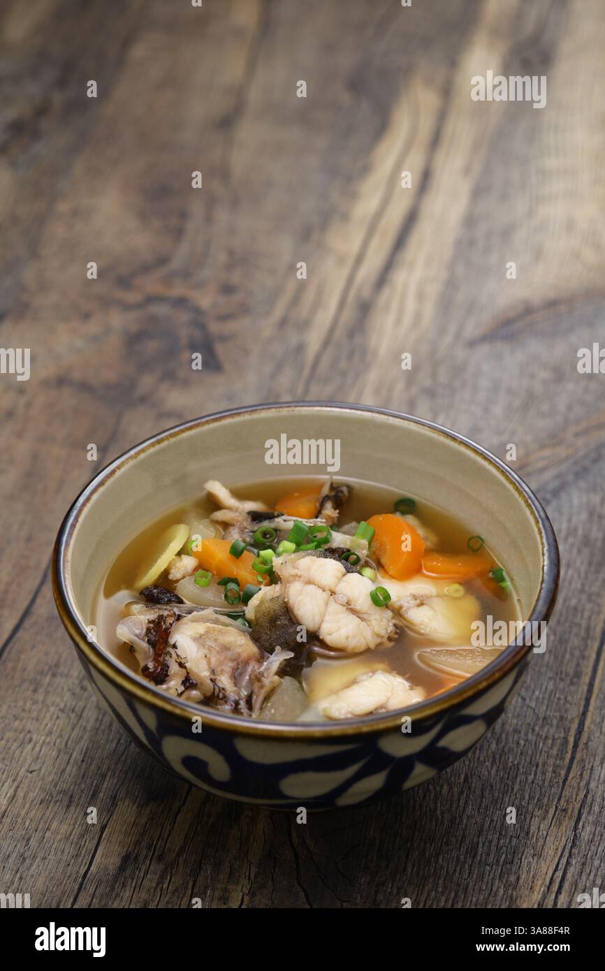 Soupe Kajika, cuisine locale japonaise Banque D'Images
