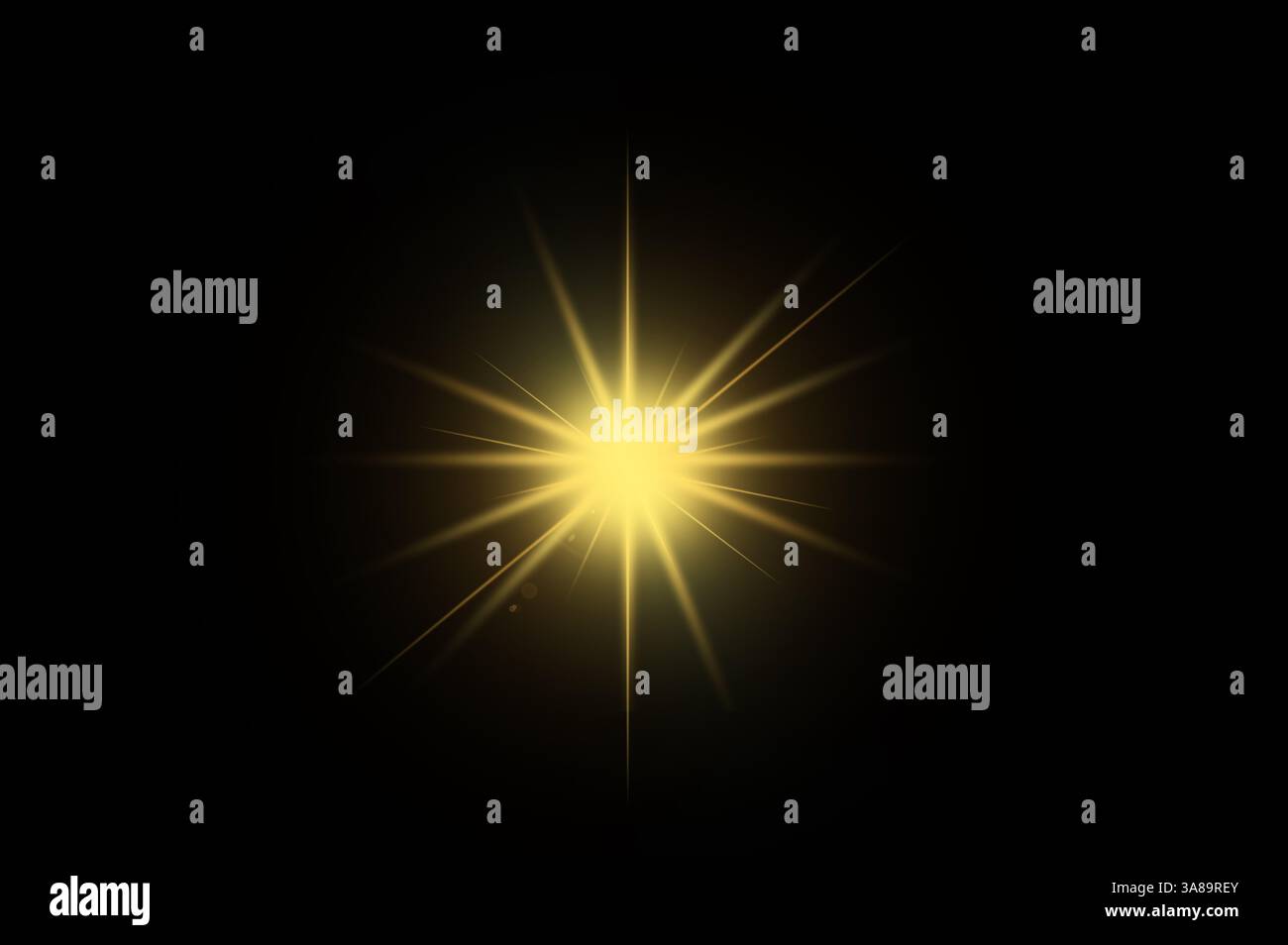 Effet lumière bleue éclatante éclate de scintillements. Ensemble d'effet de lumière luisante, lumière parasite, explosion, paillettes, ligne, flash solaire, étincelle et étoile. Résumé Banque D'Images