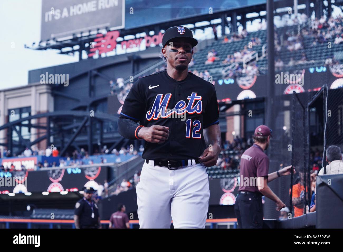 Francisco Miguel Lindor Serrano New York mets (#12 / Shortstop) Banque D'Images