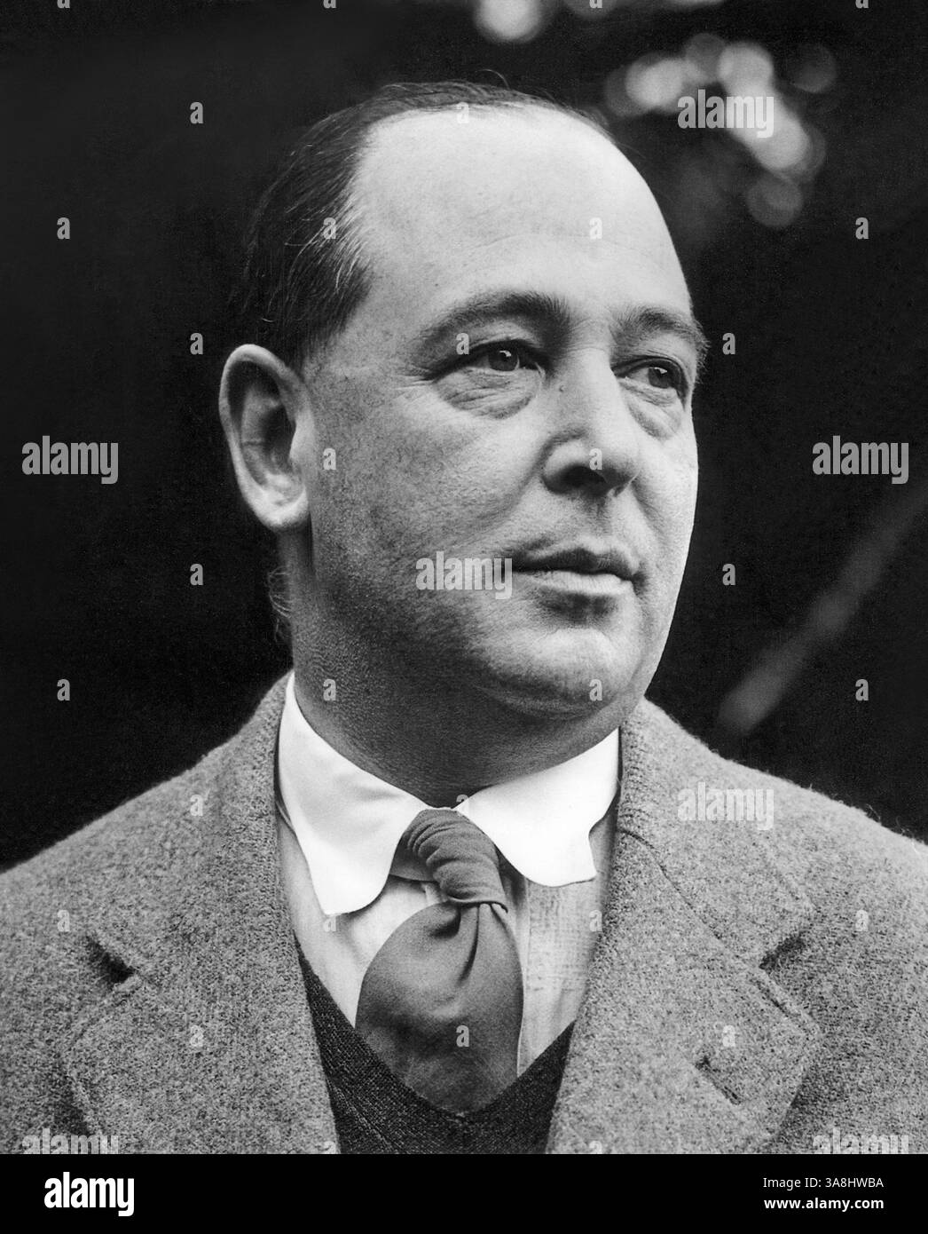 C.S. Lewis (1898-1963), écrivain britannique, professeur à Oxford et Cambridge, apologiste chrétien et auteur des chroniques de Narnia, Mere Christianity, The Screwtape Letters, et d'autres livres populaires. Banque D'Images