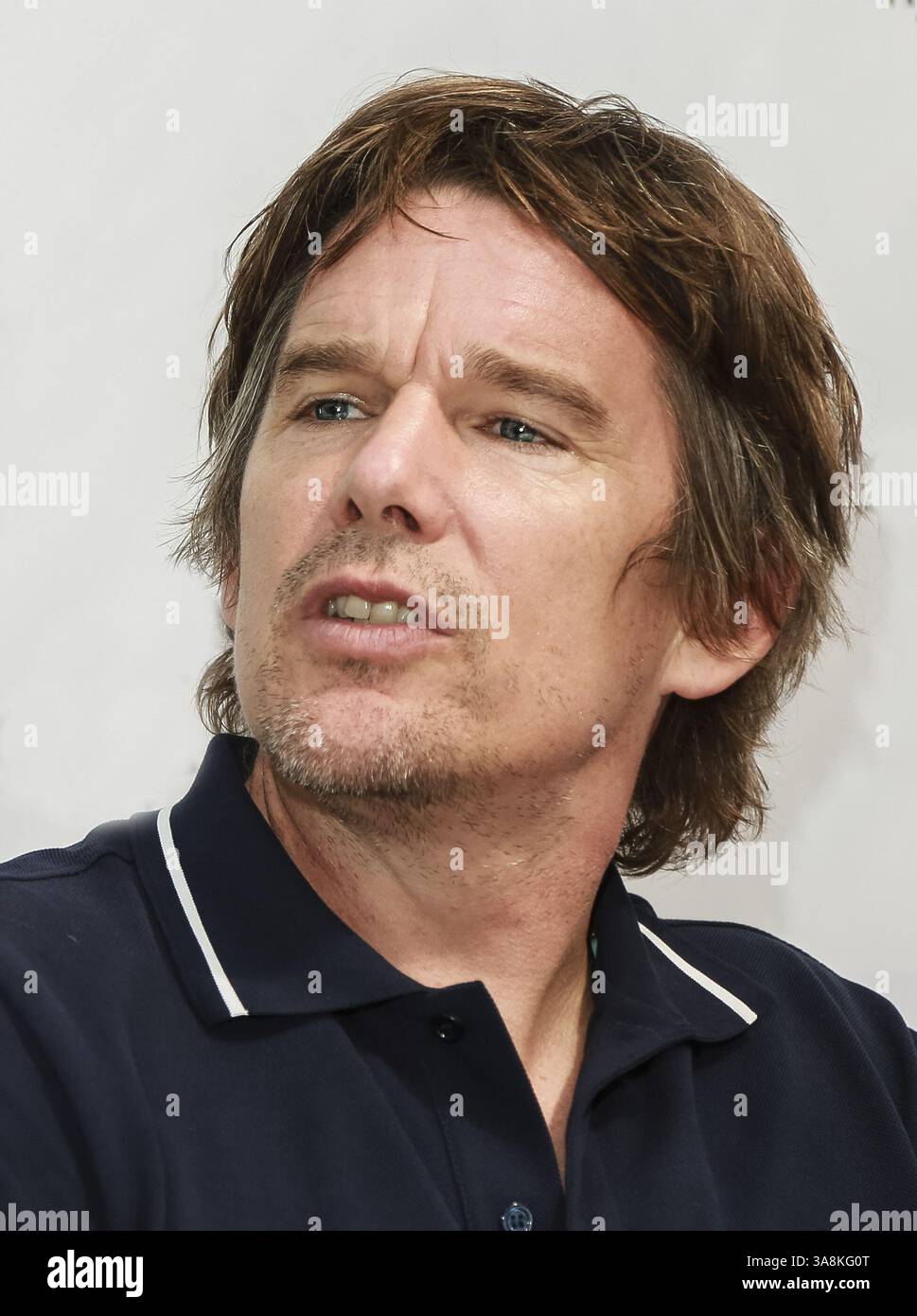 Septembre 1, 2017 - Venise, Californie, Italie - Ethan Hawke joue dans le film First Reformed au Festival du film de Venise 2017. (Crédit image : © Armando Gallo/ZUMA Studio) Banque D'Images