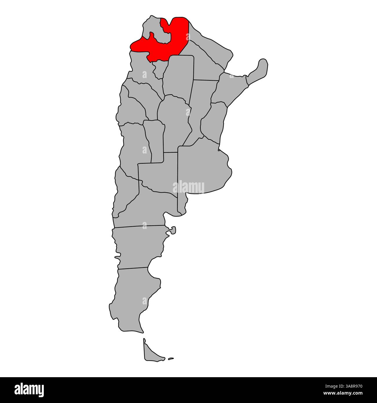 Salta de l'Argentine forme de symbole de carte, illustration vectorielle d'icône de voyage Web . Illustration de Vecteur