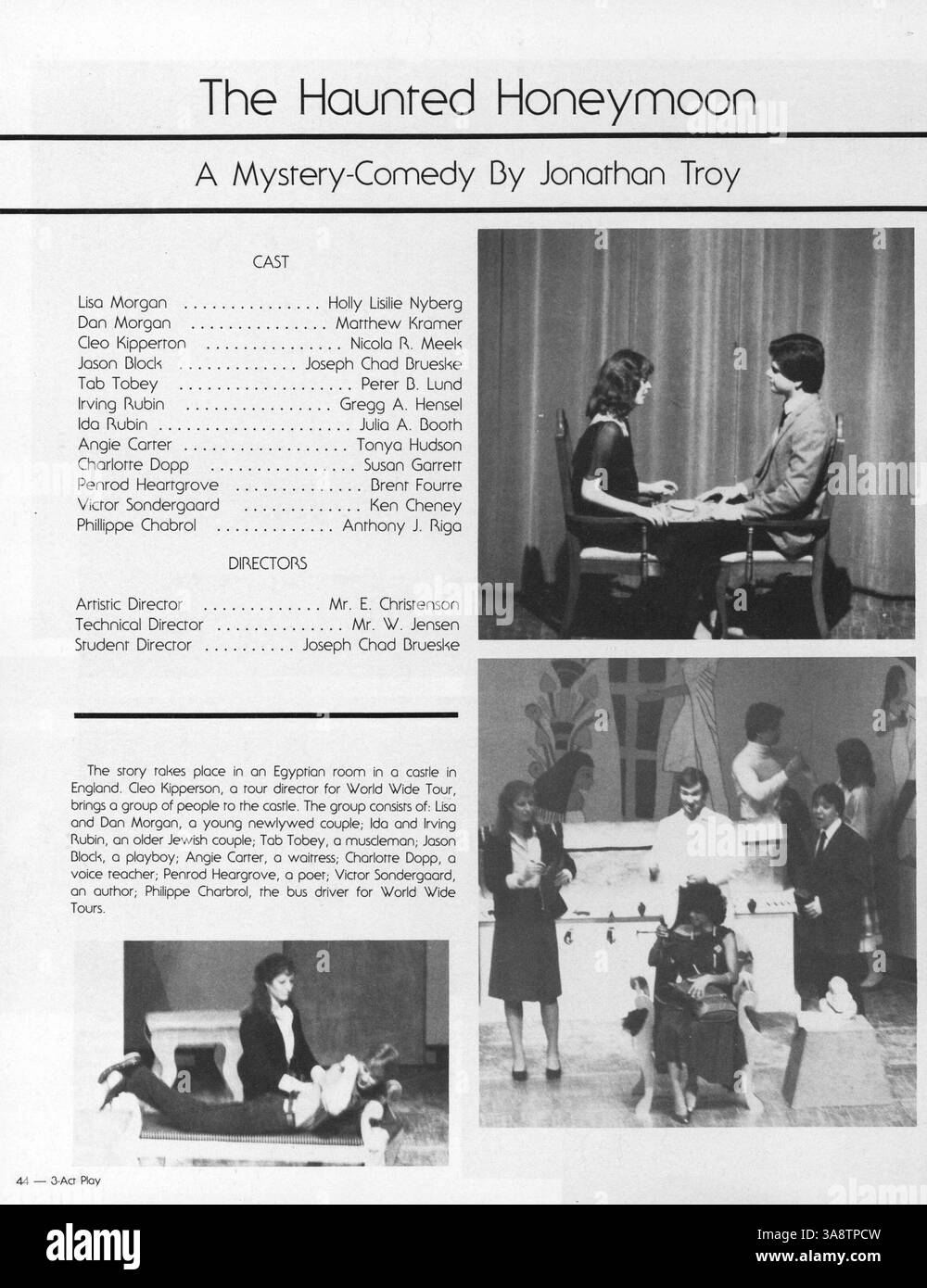 L'annuaire 1983 Park Center High School sert de registre des expériences académiques, sportives et sociales des élèves au cours de l'année scolaire 1982-1983. Banque D'Images