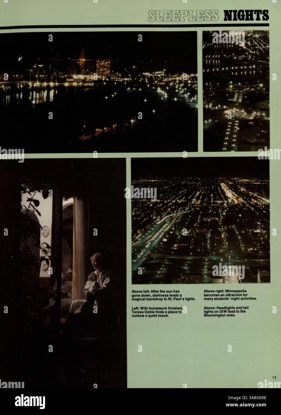 L'annuaire « Profiles » 1980 du Kennedy High capture l'essence de l'année scolaire 1979-1980, documentant les étudiants, les clubs, l'athlétisme et les événements scolaires qui ont façonné l'année. Banque D'Images