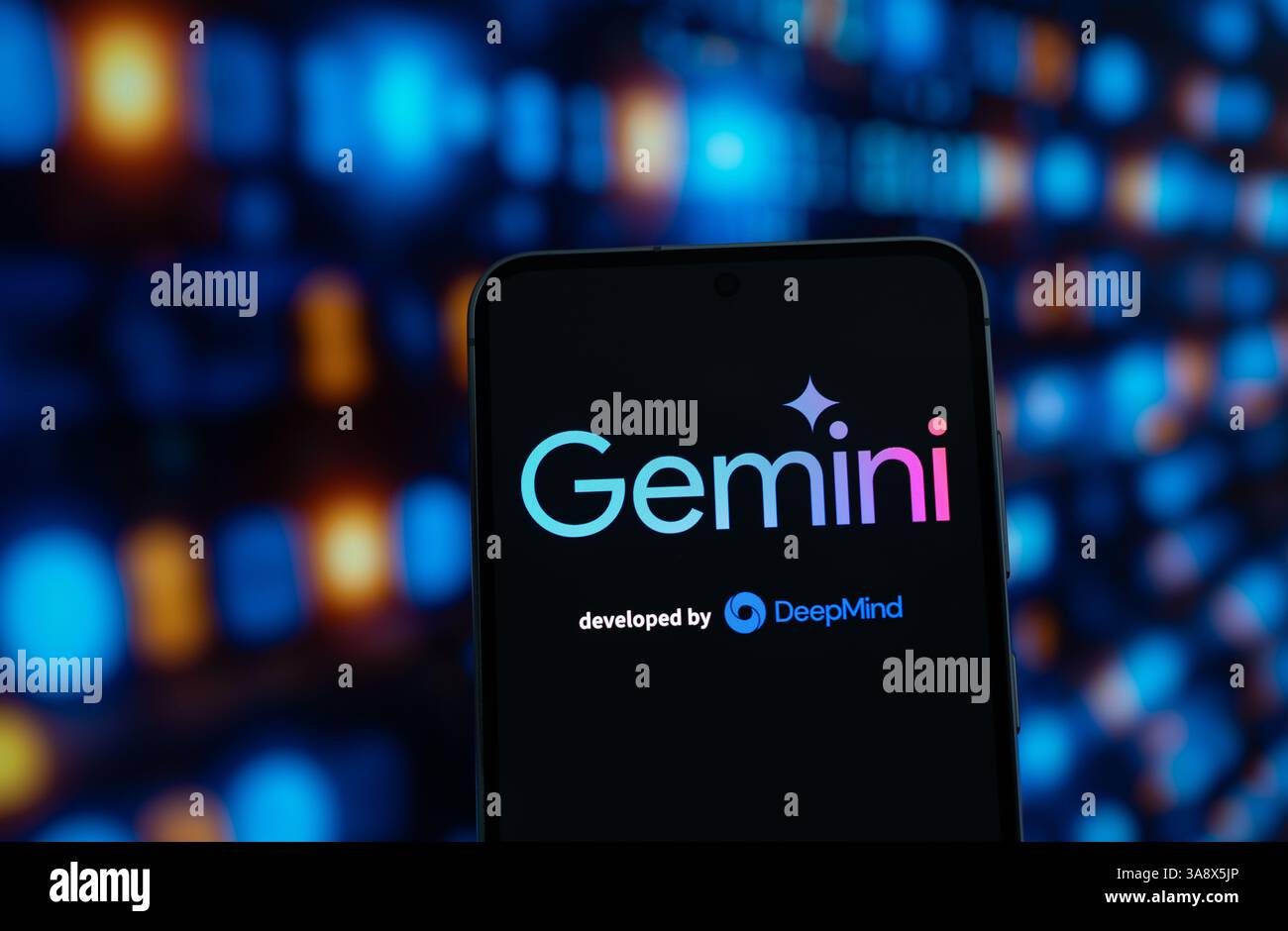 Chatbot Gemini par Google DeepMind Banque D'Images