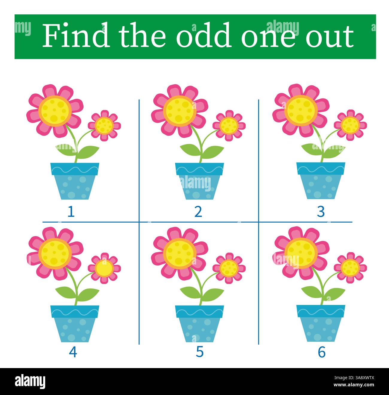 Un jeu pour les enfants. Tâche pour le développement de l'attention et de la logique. Page d'activité enfants pour livre. Illustration vectorielle. Illustration de Vecteur