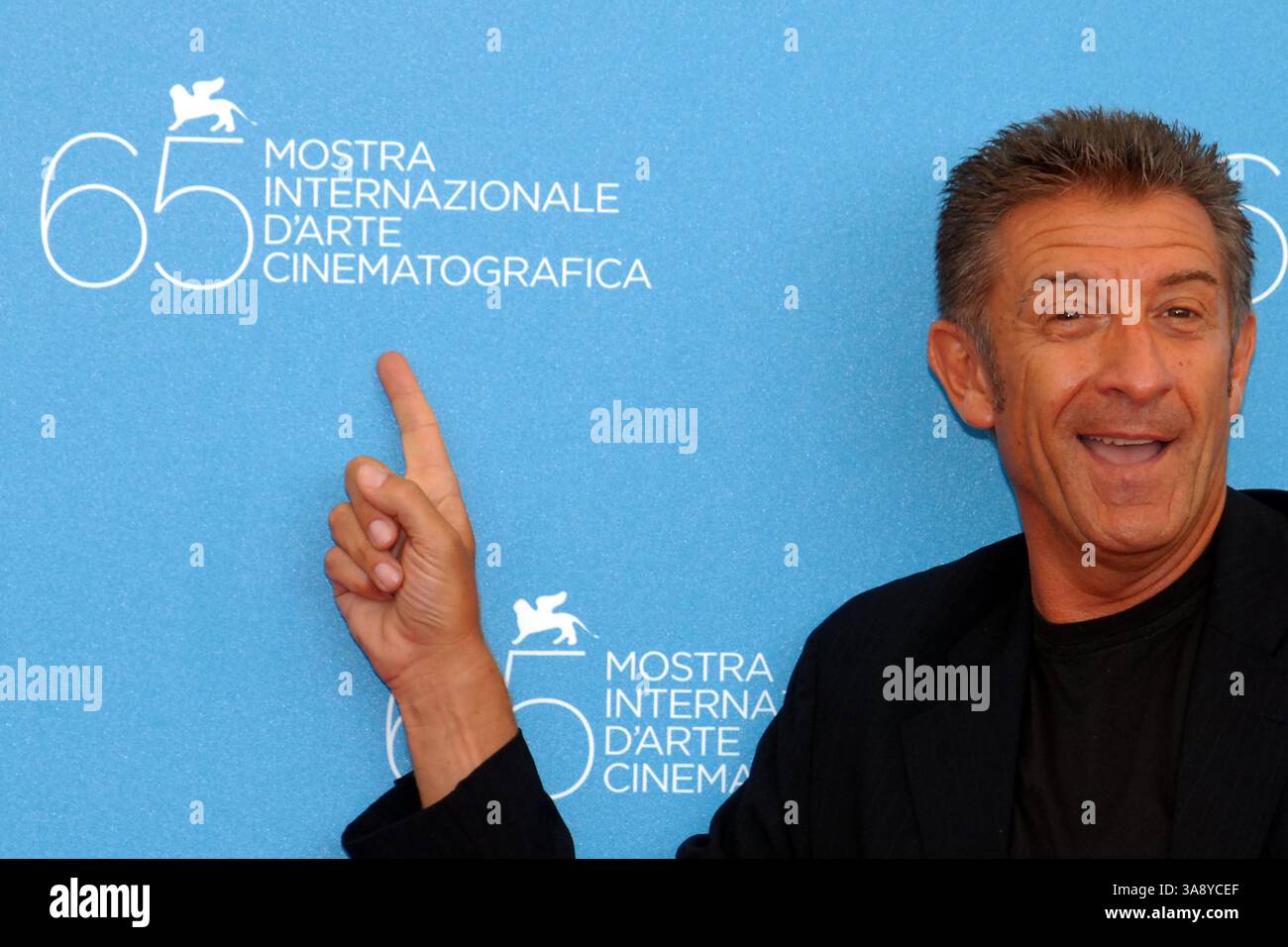 31 août 2008 - Venise, Italie, États-Unis - 31 août 2008 - Venise, Italie - Ezio Greggio. 'PapË† di Giovanna, il' Photocall pendant le 65ème Festival du film de Venise. Crédit photo : a Berti/Marka/AdMedia (crédit image : © A Berti/AdMedia via ZUMA Wire) Banque D'Images