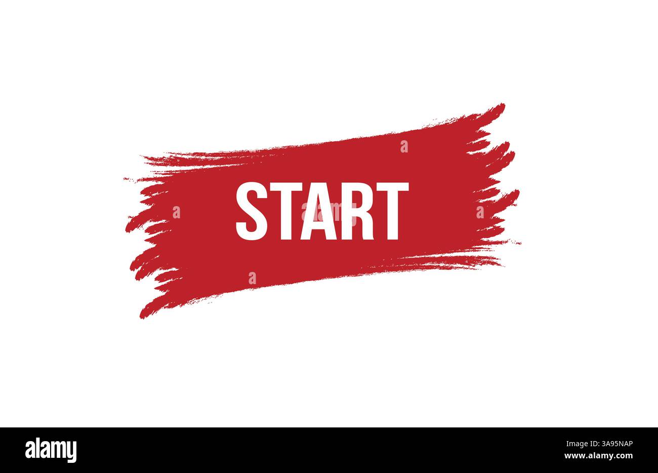 Commencer la bannière d'étiquette de ruban rouge. Ouvrir affiche disponible maintenant ou étiquette de début. Illustration de Vecteur