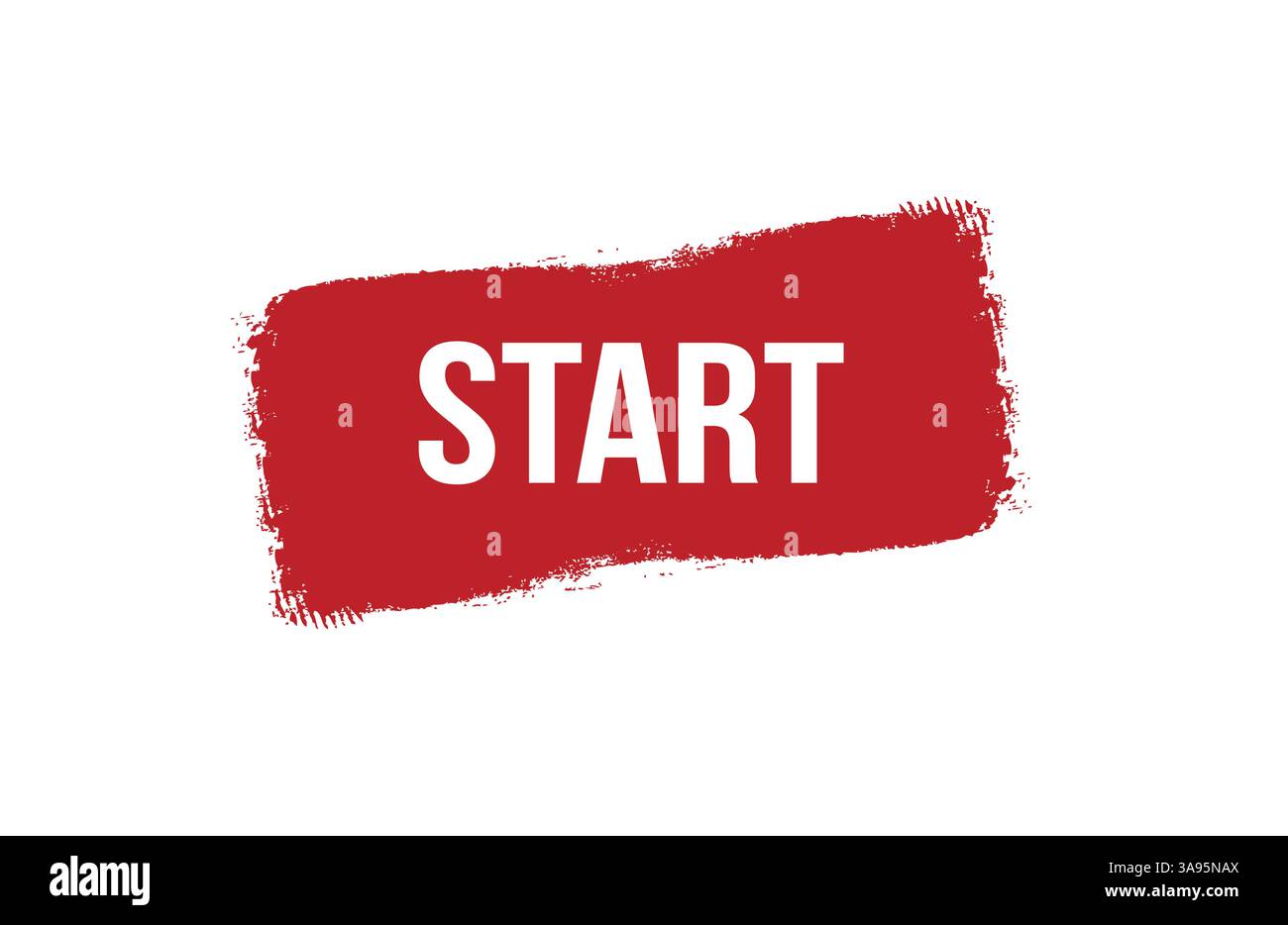 Commencer la bannière d'étiquette de ruban rouge. Ouvrir affiche disponible maintenant ou étiquette de début. Illustration de Vecteur