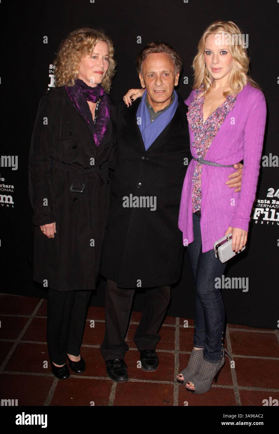 23 janvier 2009 - Santa Barbara, Californie, États-Unis - 23 janvier 2009 - Santa Barbara, CA - Diane Venora, Robert Chimento, Annie Burgstede. ''Santa Barbara International film Festival'' Kate Winslet Montecito Award organisé au Arlington Theatre. Crédit photo Kevan Brooks/AdMedia (crédit image : © Kevan Brooks/AdMedia via ZUMA Wire) Banque D'Images