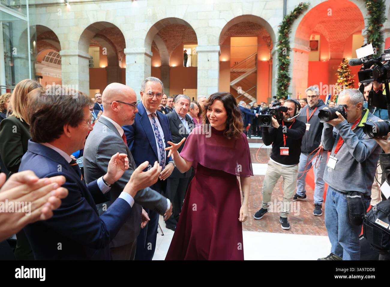 Madrid, 03/12/2024. Royal Post Office. Célébration de la Journée de la Constitution au siège de la CAM présidée par Isabel Díaz Ayuso. Photo : Jaime García. ARCHDC. Crédit : album / Archivo ABC / Jaime García Banque D'Images