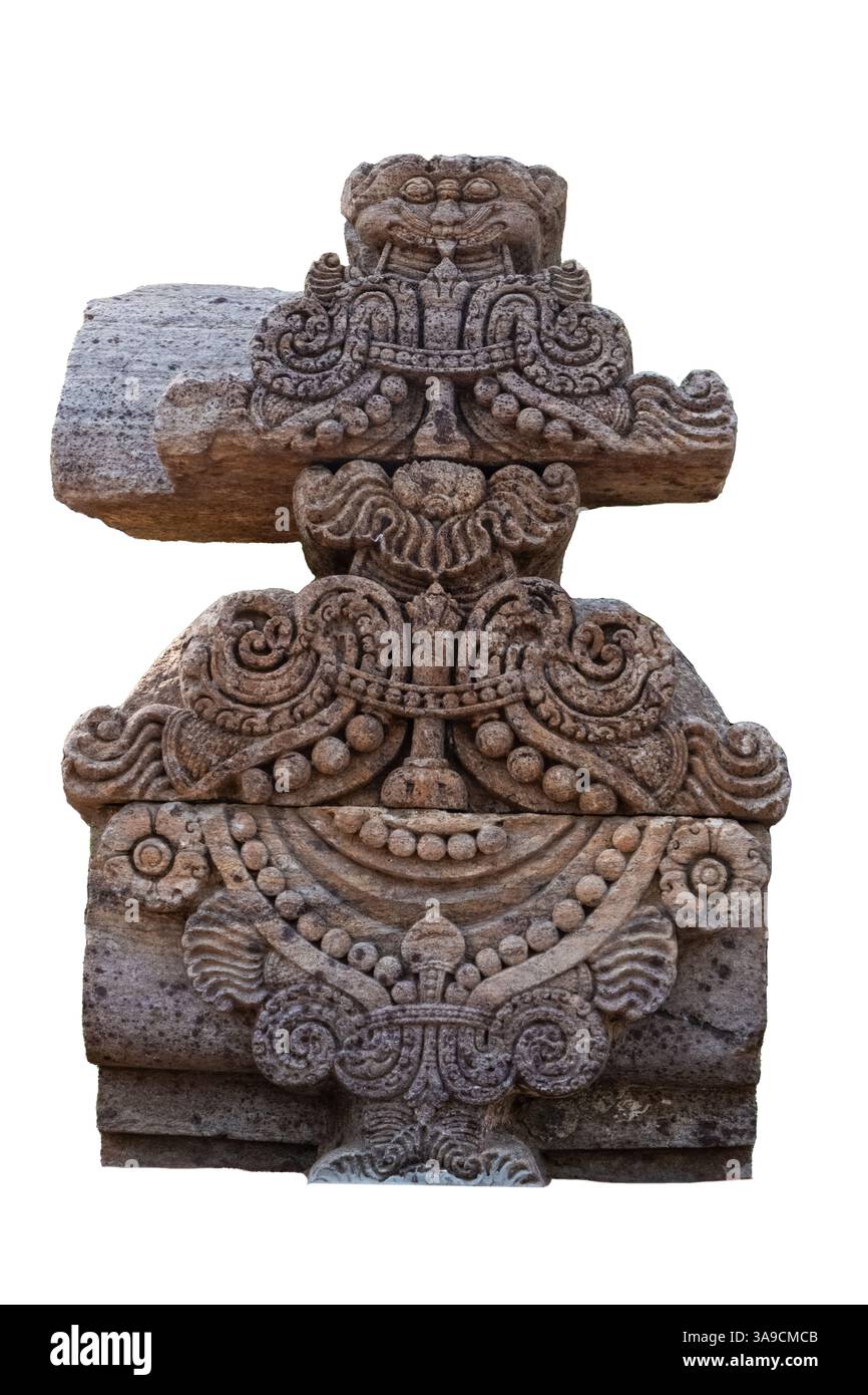 Sculpture d'un membre de l'architecture (Vastu khanda) à l'entrée du musée Ratnagiri ASI à Jajpur, Odisha, Inde. Ratnagiri (colline de Banque D'Images Sculpture d'un membre de l'architecture (Vastu khanda) à l'entrée du musée Ratnagiri ASI à Jajpur, Odisha, Inde. Ratnagiri (colline de Banque D'Images