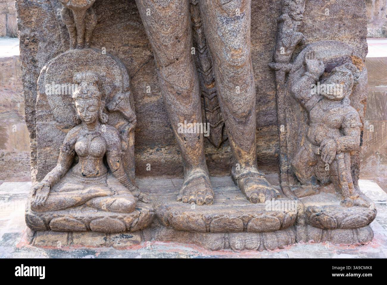 Une sculpture d'Avalokiteshvara Padmapani à l'entrée du musée Ratnagiri ASI à Jajpur, Odisha, Inde. Ratnagiri (colline de bijoux) est t Banque D'Images Une sculpture d'Avalokiteshvara Padmapani à l'entrée du musée Ratnagiri ASI à Jajpur, Odisha, Inde. Ratnagiri (colline de bijoux) est t Banque D'Images