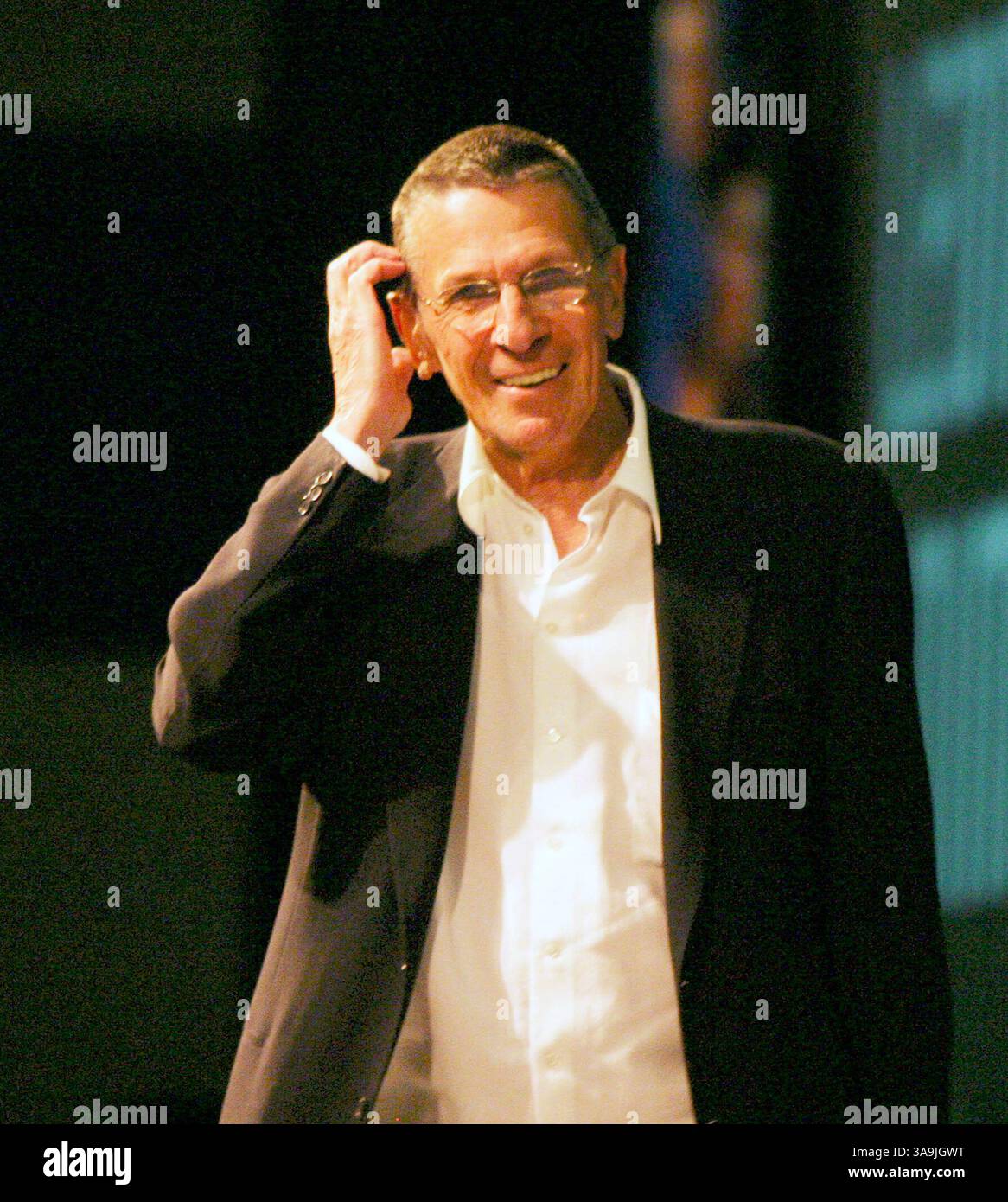 19 août 2006 ; Las Vegas, NV, États-Unis ; L'acteur LEONARD NIMOY, Mr. Spock, à la Star Trek Convention samedi à Las Vegas. La convention annuelle célébrait son 40e anniversaire. Crédit obligatoire : photo de Barry Sweet/ZUMA Press. (©) Copyright 2006 par Barry Sweet Banque D'Images