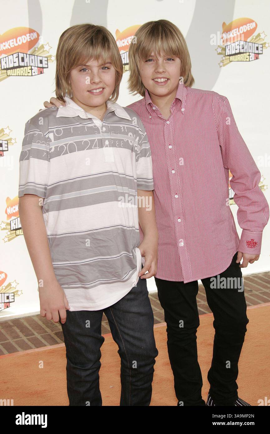 31 Mar 2007 - Westwood, CA, USA - Acteurs DYLAN et Cole Sprouse à Nickelodeon's 20th Annual Kids' Choice Awards 2007 qui a eu lieu à l'UCLA's Pauley Pavilion. (Crédit Image : © Lisa O'Connor/ZUMA Press) Banque D'Images
