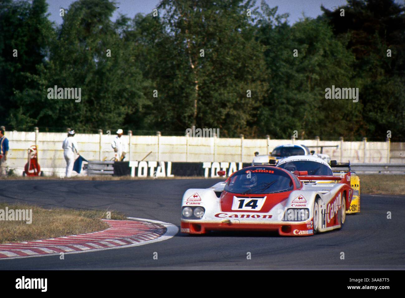 24 heures du Mans 1983 - Richard Lloyd PORSCHE 956 - Jan Lammers (NL)/Jonathan Palmer (GB)/Richard Lloyd (GB) Banque D'Images