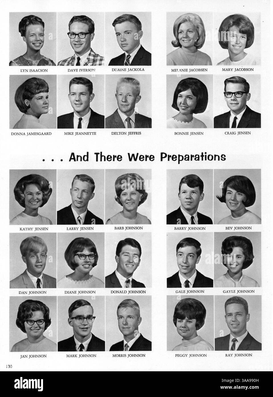 Le Kennedy High Yearbook 1966 présente les profils des étudiants et des enseignants, les faits saillants sportifs, les clubs scolaires et les moments importants de l'année scolaire 1965-1966. Banque D'Images