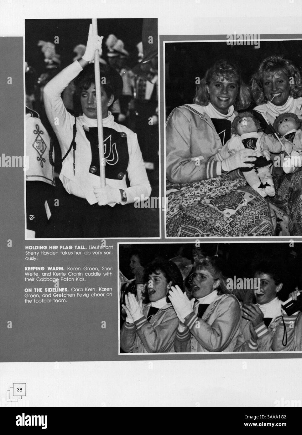 Cet annuaire de 1987 de Jefferson High enregistre les réalisations des étudiants, les compétitions sportives, les clubs, les professeurs et les événements au cours de l'année scolaire 1986-1987. Banque D'Images