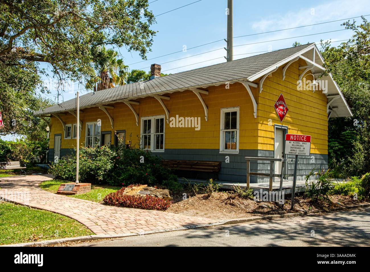 Indian River County Historical Society, 14th Avenue, Vero Beach, Floride Banque D'Images