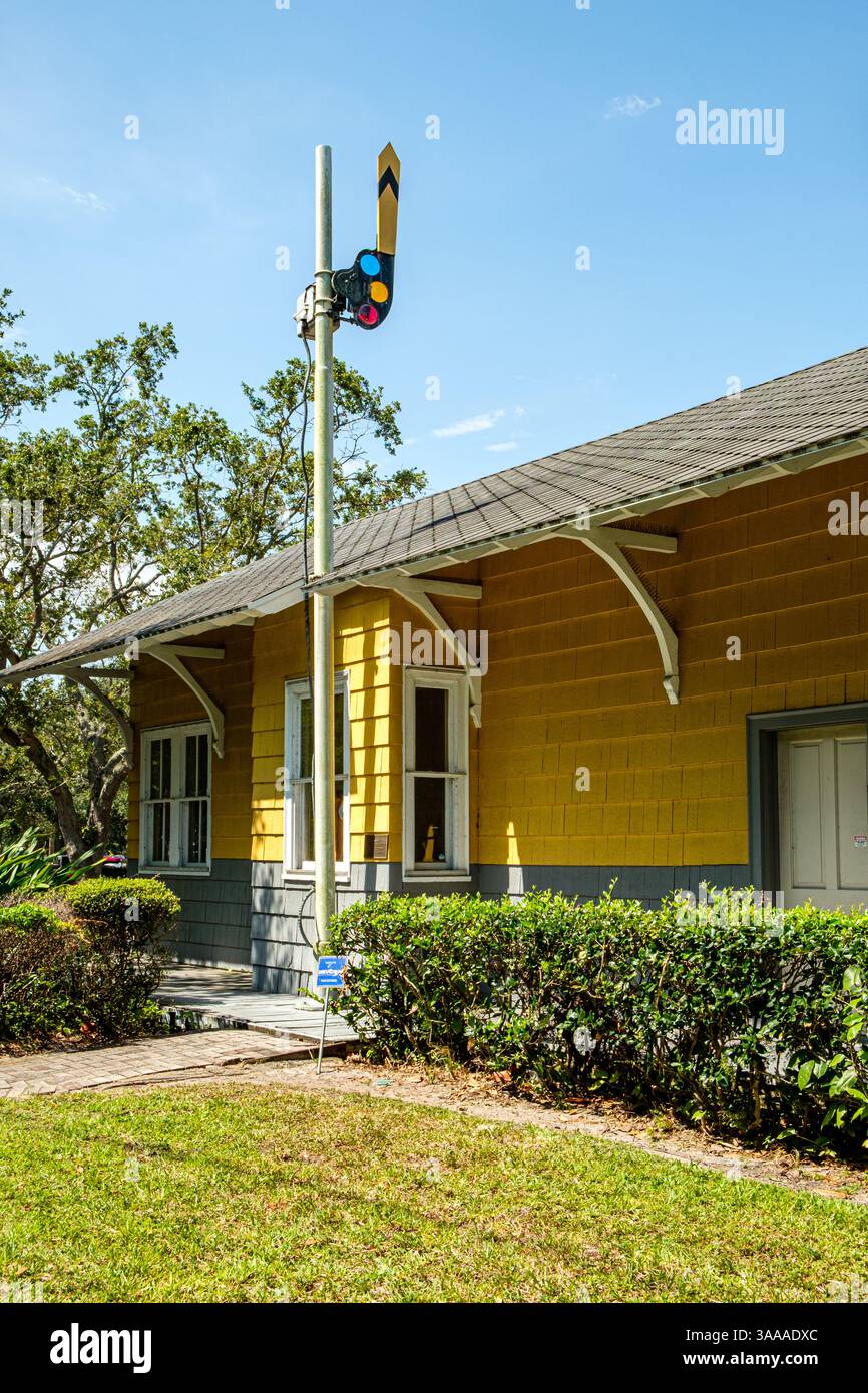 Indian River County Historical Society, 14th Avenue, Vero Beach, Floride Banque D'Images