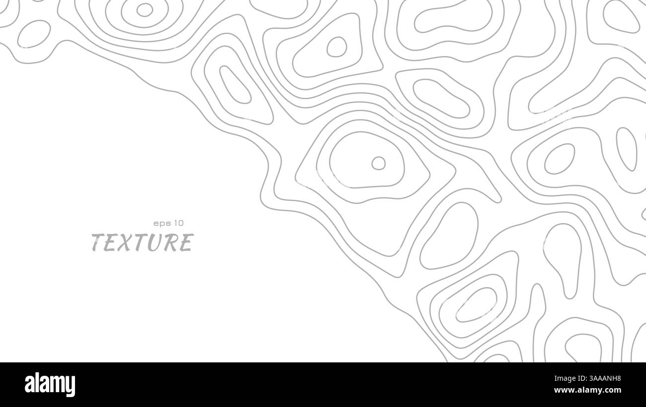 Motif de lignes topographiques. Carte topographique. Texture géographique du contour. Montagne sur fond blanc. Topographie du terrain. Géographie abstraite du relief Illustration de Vecteur Motif de lignes topographiques. Carte topographique. Texture géographique du contour. Montagne sur fond blanc. Topographie du terrain. Géographie abstraite du relief Illustration de Vecteur