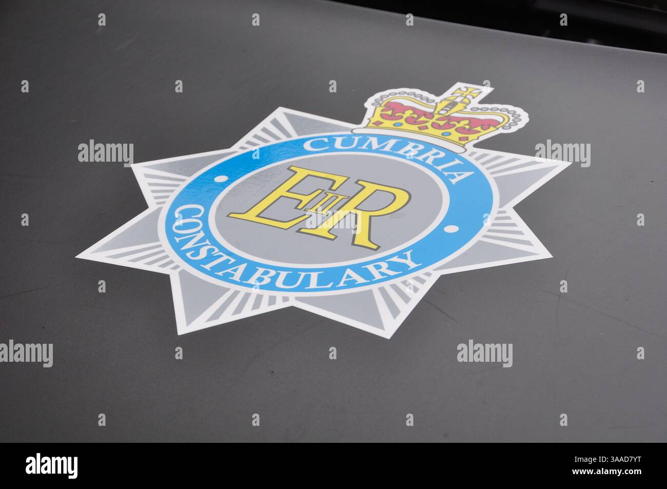 Logo Cumbria police Banque D'Images