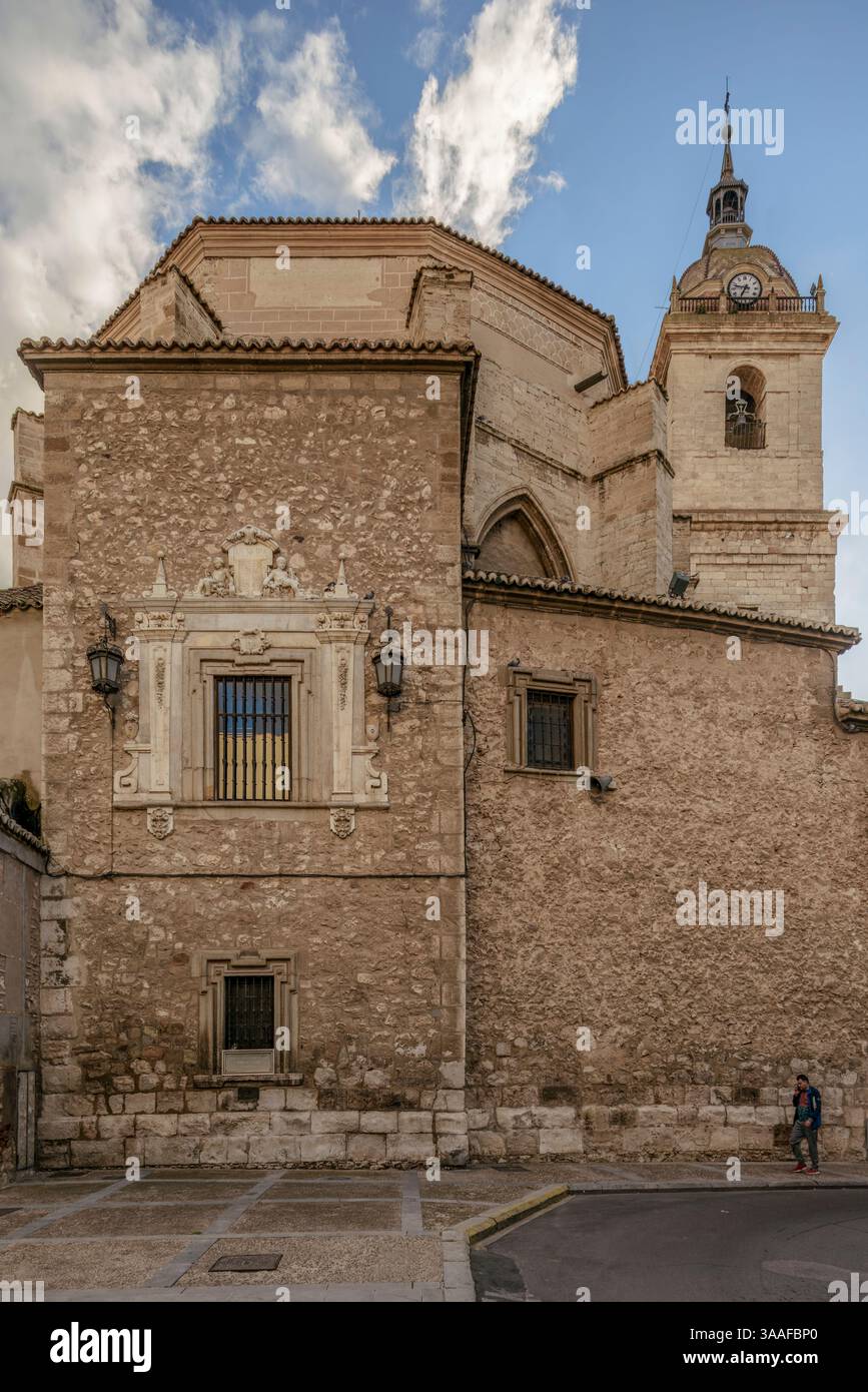 Plaque pour dons dans la chapelle de notre-Dame du Prado, patronne de Ciudad Real, communauté autonome de Castille-la Manche, Espagne, Europe. Banque D'Images