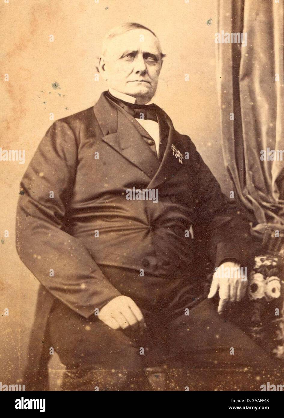 Isaäc Rammelman Elsevier (1802-1877). Banque D'Images
