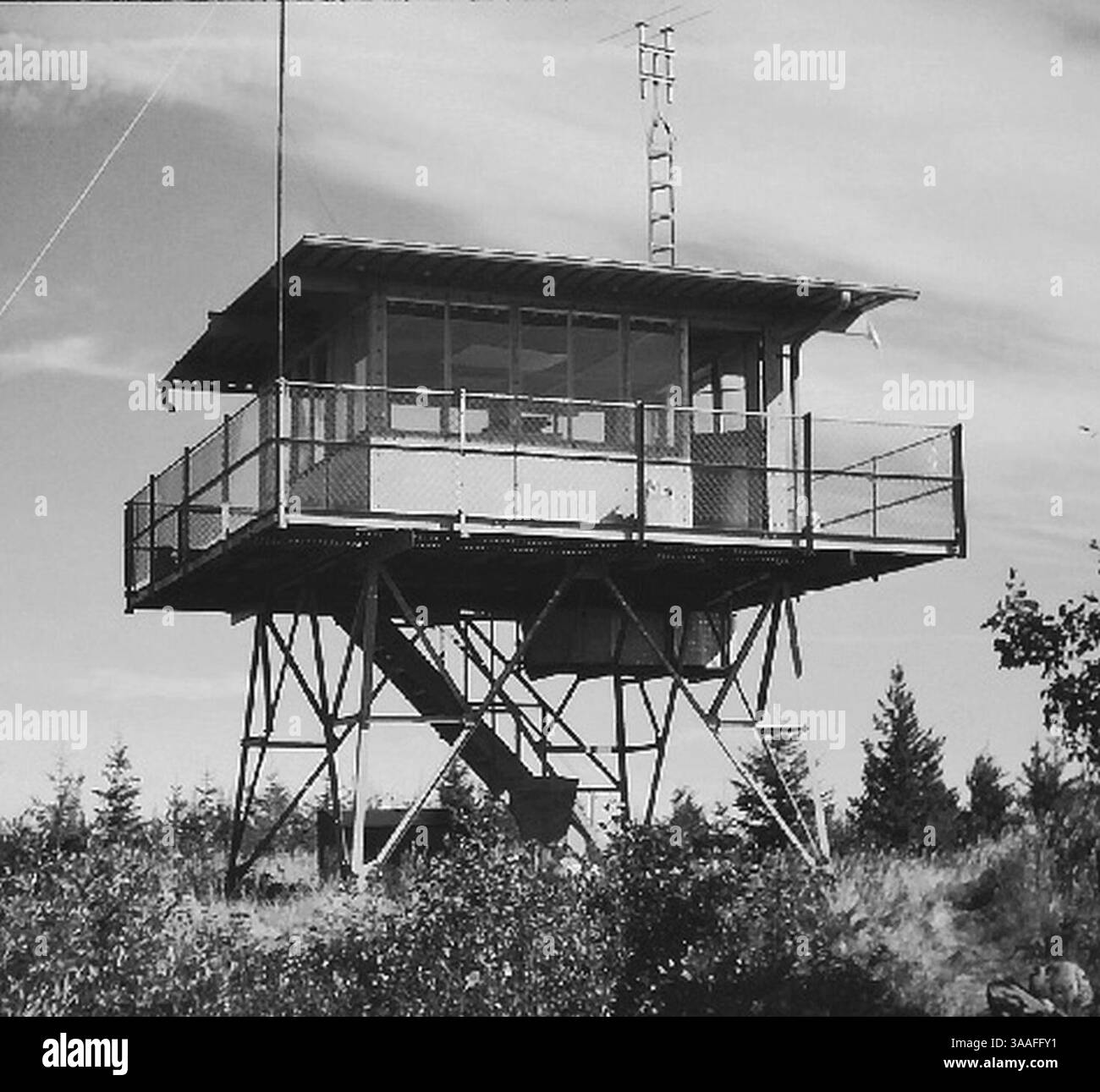Ishpeming Fire Tower. Banque D'Images