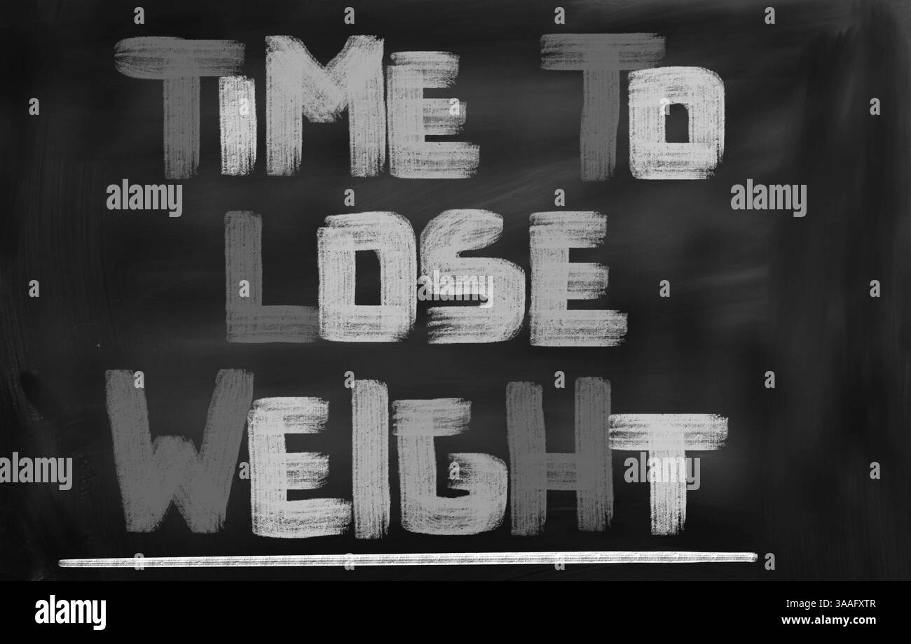 Perdre du poids Concept Banque D'Images