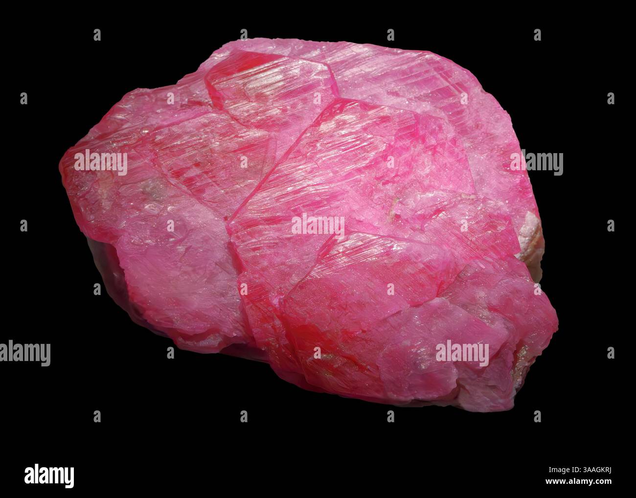 Corindon var. ruby, Myanmar (Birmanie) Banque D'Images