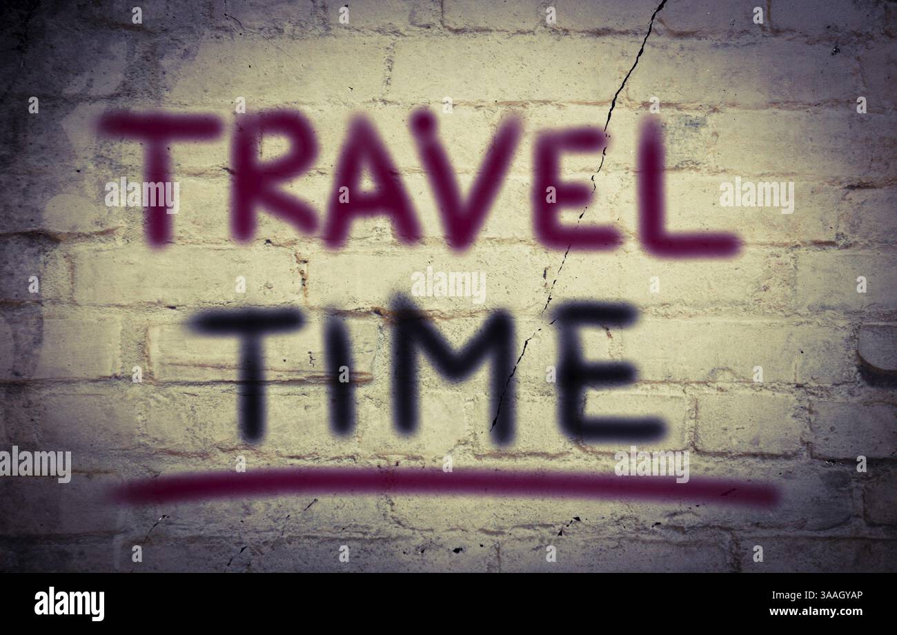 Temps de voyage Concept Banque D'Images
