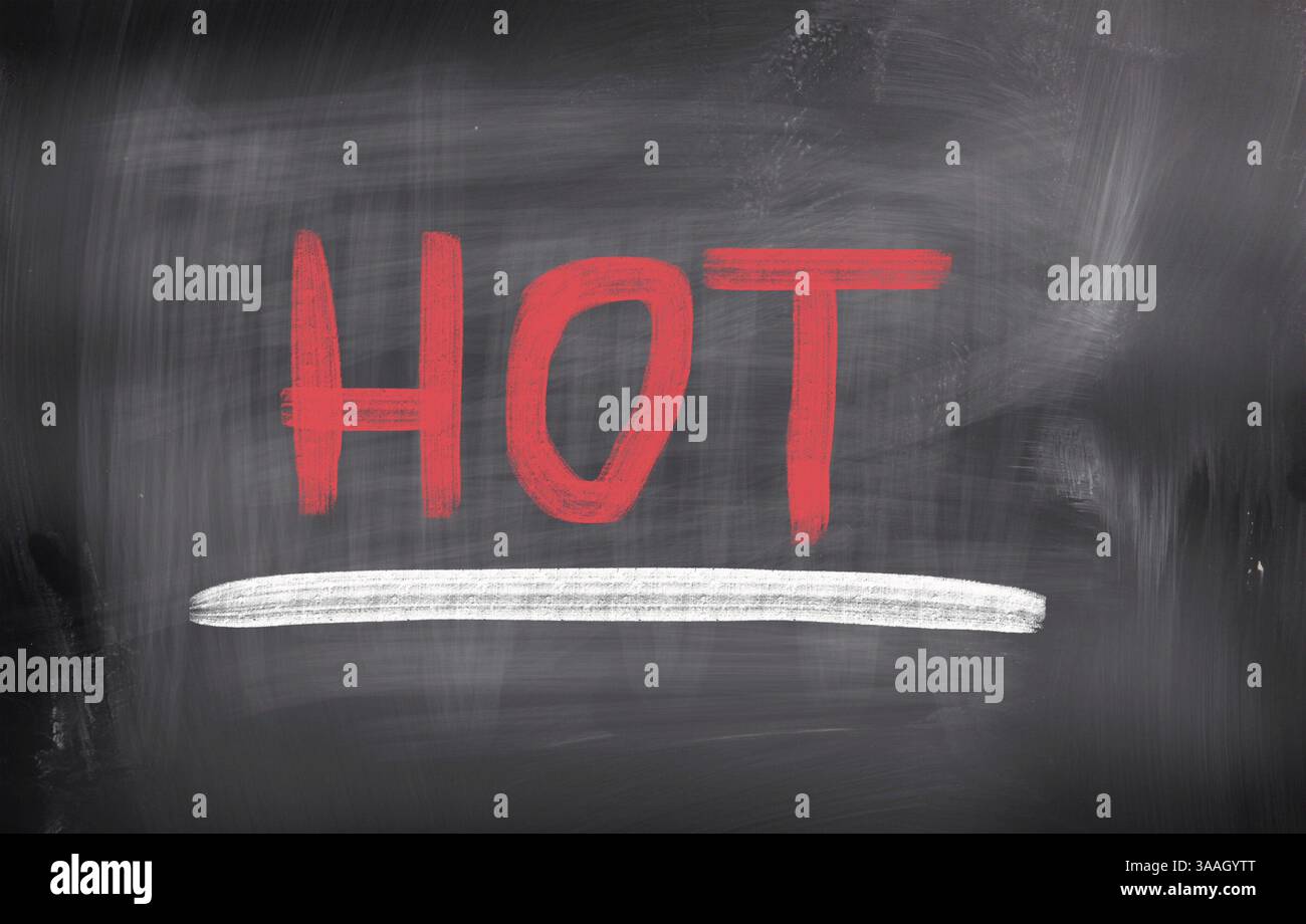 Hot Concept Banque D'Images