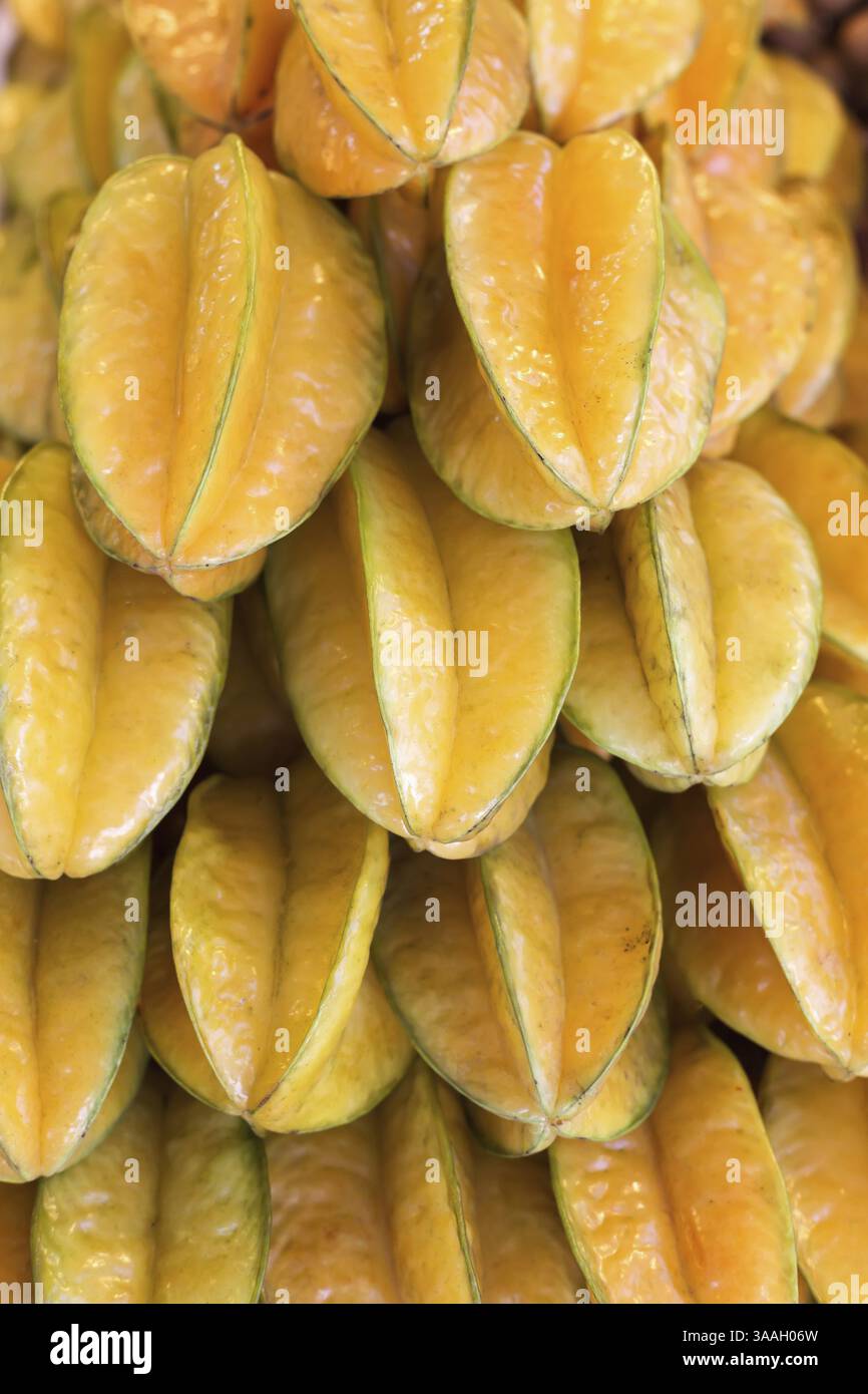 Carambolas Ou Caramboles (Averrhoa Carambola) Sur L'arbre Photo Stock - Alamy
