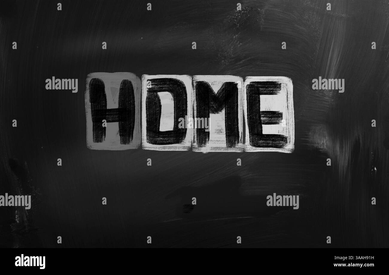 Home Concept Banque D'Images