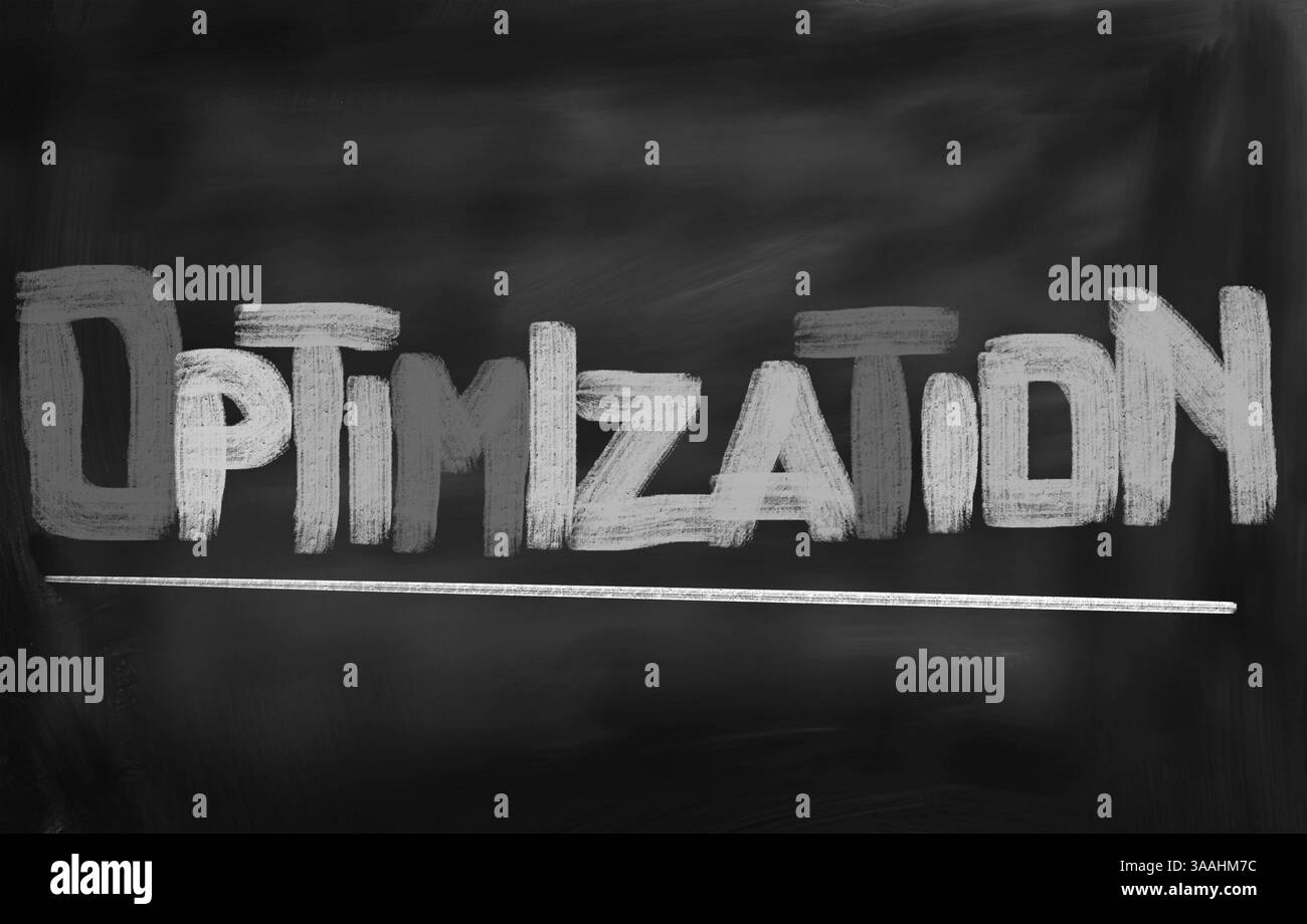 Concept d'optimisation Banque D'Images