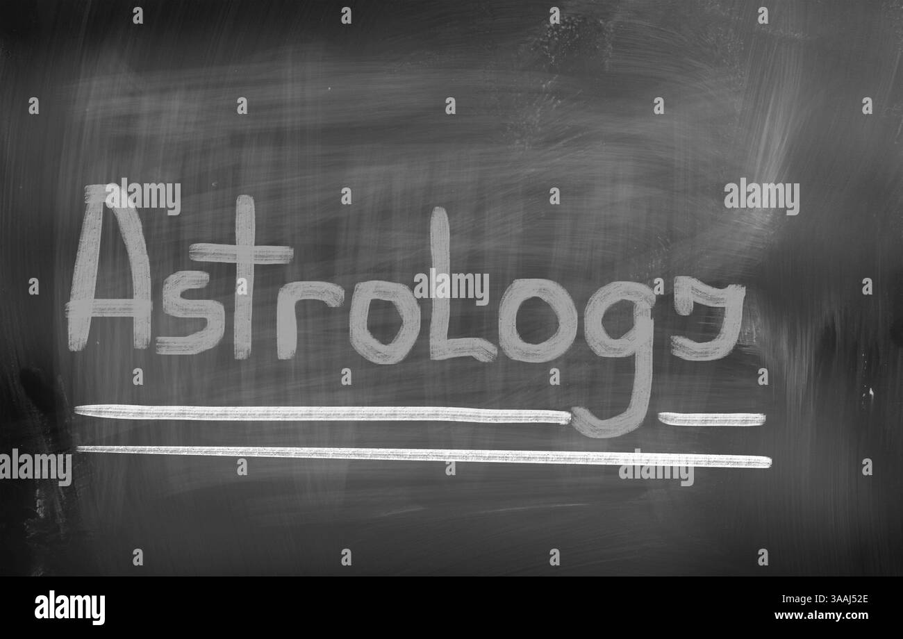Concept d'astrologie Banque D'Images