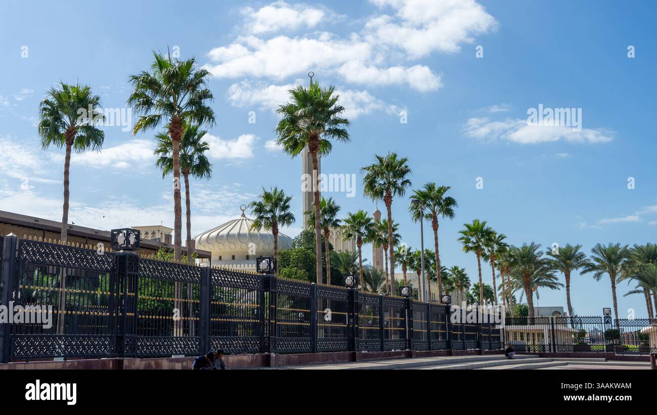 Mosquée Al Farooq dans le quartier historique d'Al Fahidi ou à Al Bastakiya, quartier historique de Dubaï, Émirats arabes Unis, Émirats arabes Unis. Banque D'Images